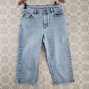 Lauren Jeans Co by Ralph Lauren 100% Cotton Jeans Capri 8
